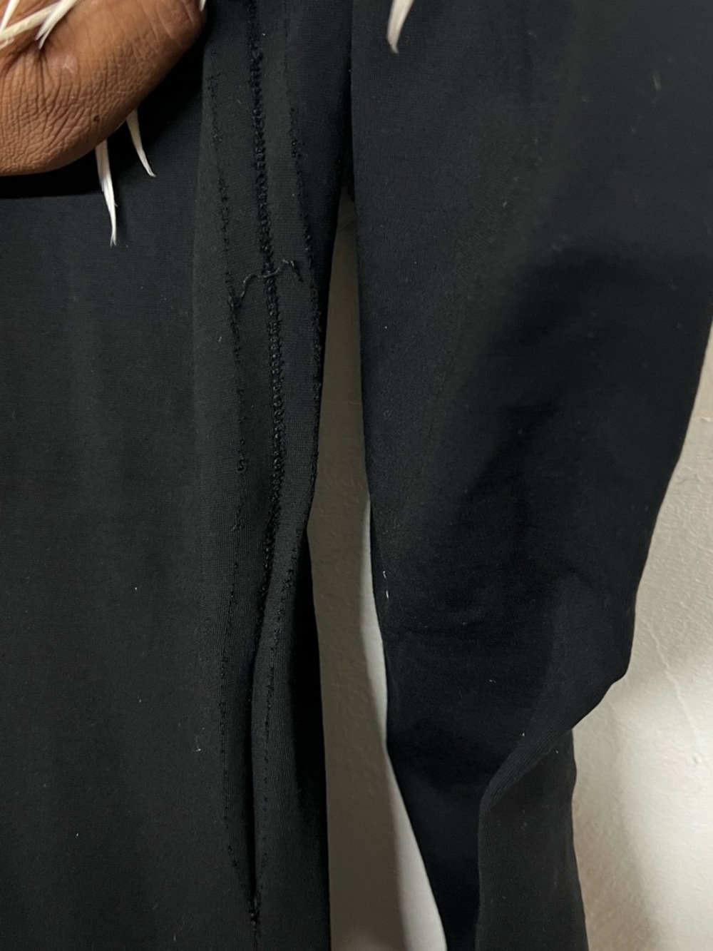 Christian Soriano Long Sleeve Dress With Velvet Ruffle Hem And Feathers Runway - Picture 9 of 12